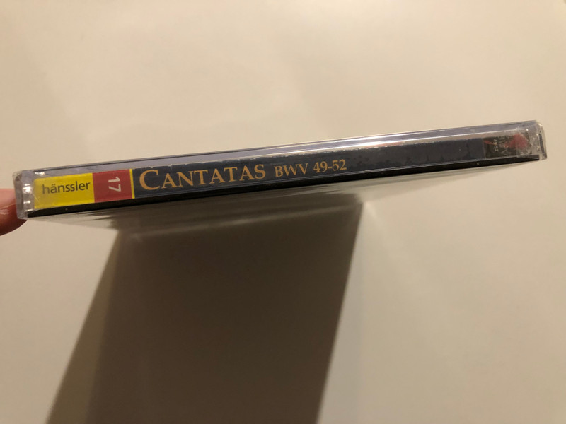 Johann Sebastian Bach - Cantatas BWV 49-52 / Ich geh und suche mit Verlangen; Nun ist das Heil und die Kraft; Jauchzet Gott in allen Landen; Falsche Welt, dir trau ich nicht / Bach-Ensemble / Hänssler Classic Audio CD 1999 / CD 92.017