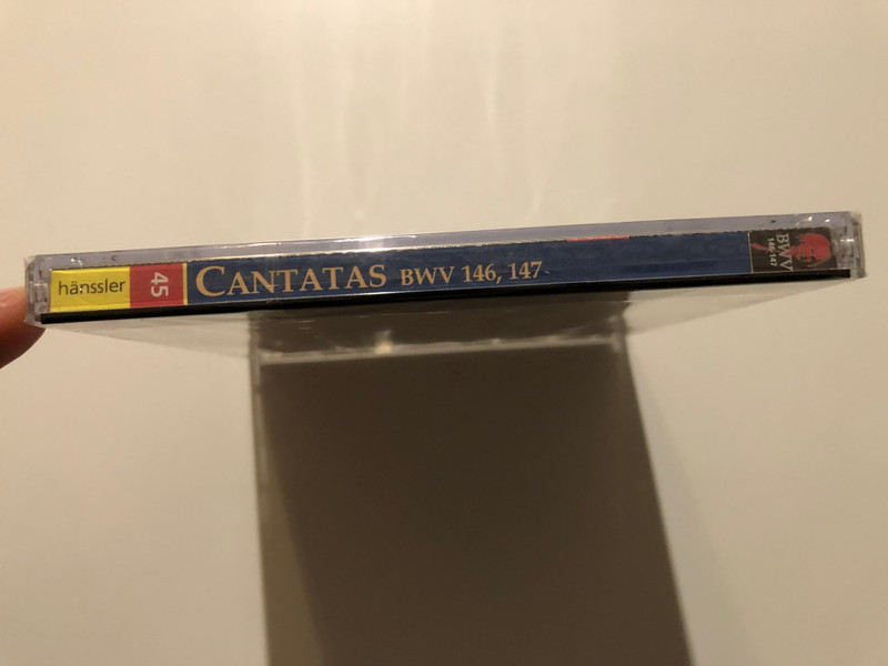 Johann Sebastian Bach - Cantatas BWV 146, 147 / Wir Müssen Durch Viel Trübsal; Herz Und Mund Und Tat Und Leben / Bach-Ensemble, Helmuth Rilling / Hänssler Edition Bachakademie / Hänssler Classic Audio CD 2000 / CD 92 045 