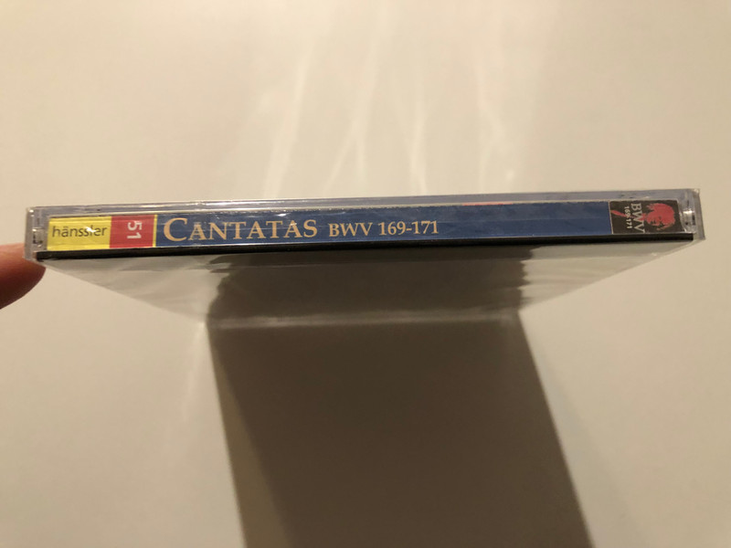 Johann Sebastian Bach - Cantatas BWV 169 - 171 / Gott Soll Allein Mein Herze Haben; Vergnügte Ruh! Beliebte Seelenlust; Gott, Wie Dein Name, So Ist Auch Dein Ruhm / Bach-Ensemble / Hänssler Classic Audio CD 2000 / CD 92.051