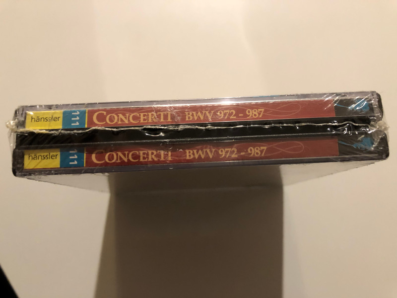 Johann Sebastian Bach - Concerti BWV 972-987 / Arrangements Of Various Other Composers Works / Peter Watchorn - harpsichord / Hänssler Edition Bachakademie 2x Audio CD 2000 / CD 92.111