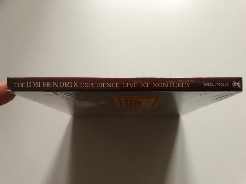 The Jimi Hendrix Experience – Live At Monterey / Hendrix's Historic 'U.S. Debut' Performance On CD / Legendary Performances of ''Killing Floor'', ''Hey Joe'' and ''Wild Thing'' / Experience Hendrix Audio CD 2007 / 0602517455160