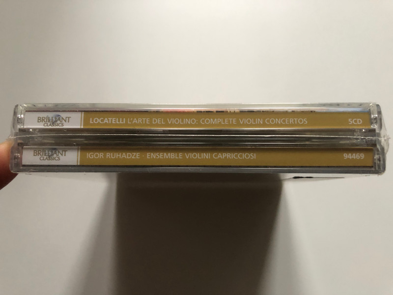 Locatelli Edition - Volume 3 / Locatelli L'arte Del Violino - Complete Violin Concertos / Igor Ruhadze, Ensemble Violini Capricciosi / Brilliant Classics 5x Audio CD 2013 / 94469