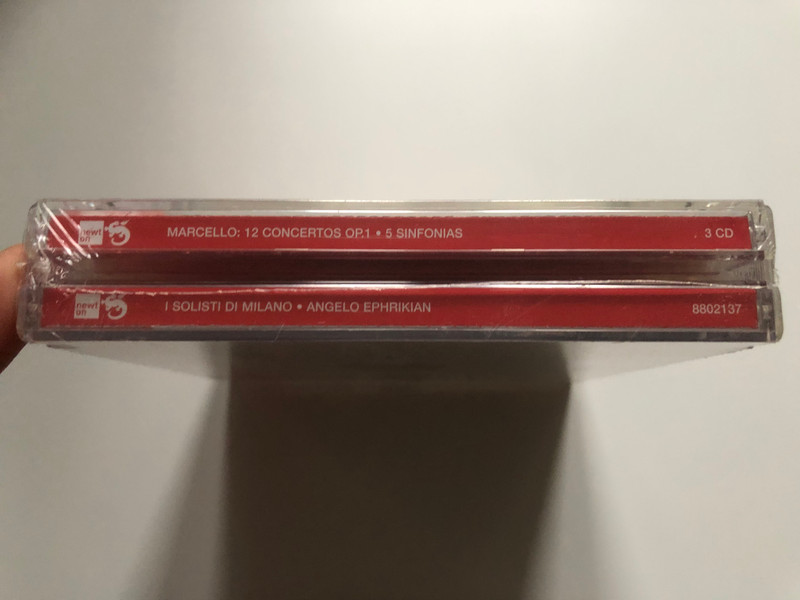 Marcello - Concertos a cinque Op. 1: 5 Sinfonias / I Solisti di Milano, Angelo Ephrikian / Newton Classics 3x Audio CD 2012 / 8802137