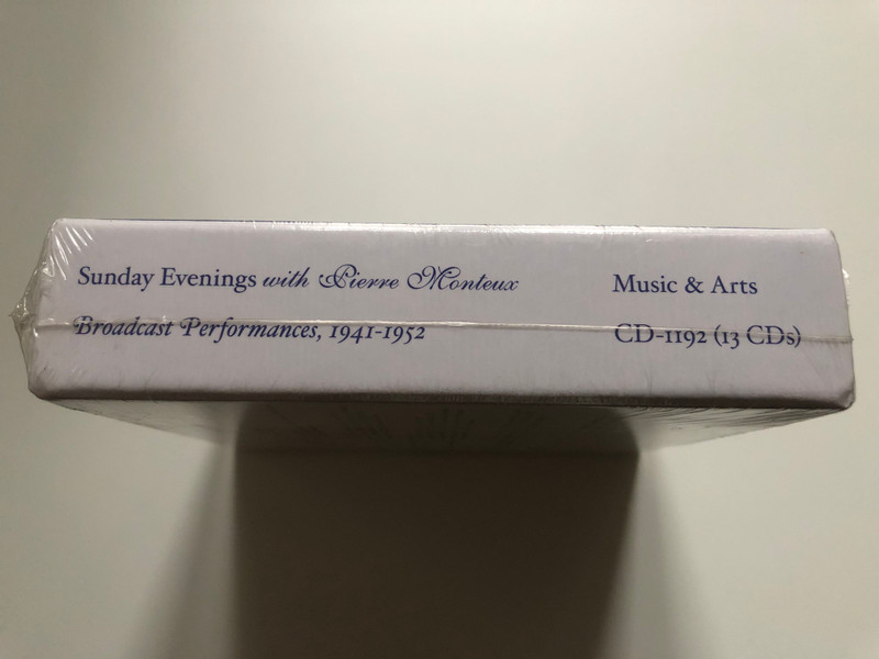 Sunday Evenings With Pierre Monteux: Broadcast Performances From California, 1941-1952 / Revised and Englarged New Edition (2006), Contains Nearly 4 Hours of New Material / Music & Arts 13x Audio CD 2006, Box Set / CD-1192