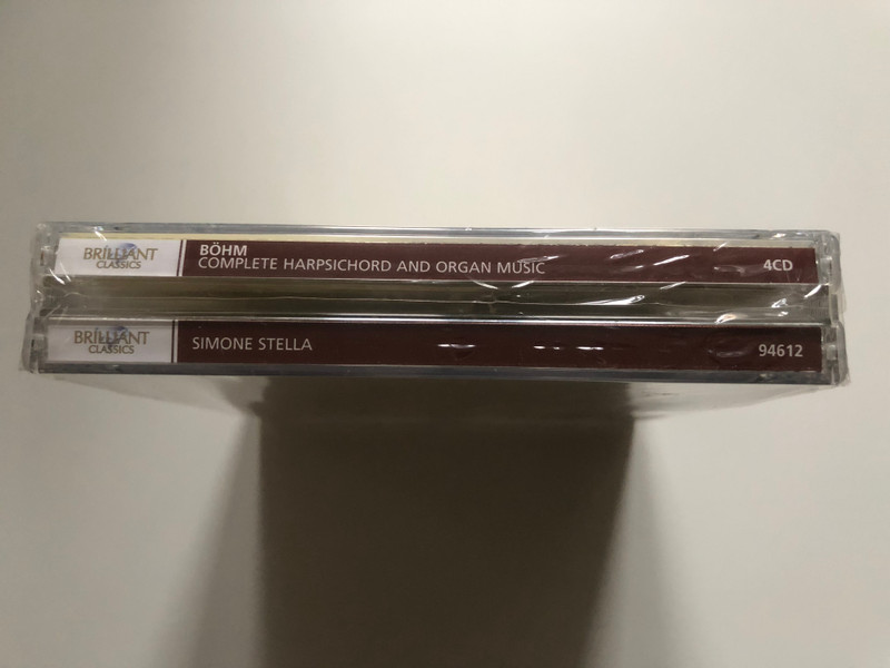 Georg Böhm - Complete Harpsichord And Organ Music - Simone Stella / Brilliant Classics 4x Audio CD 2013 / 94612