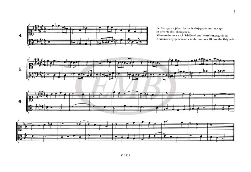 Kodály Zoltán: 33 Two-part Excercises / Editio Musica Budapest Zeneműkiadó / 1955 / Kodály Zoltán: 33 kétszólamú énekgyakorlat