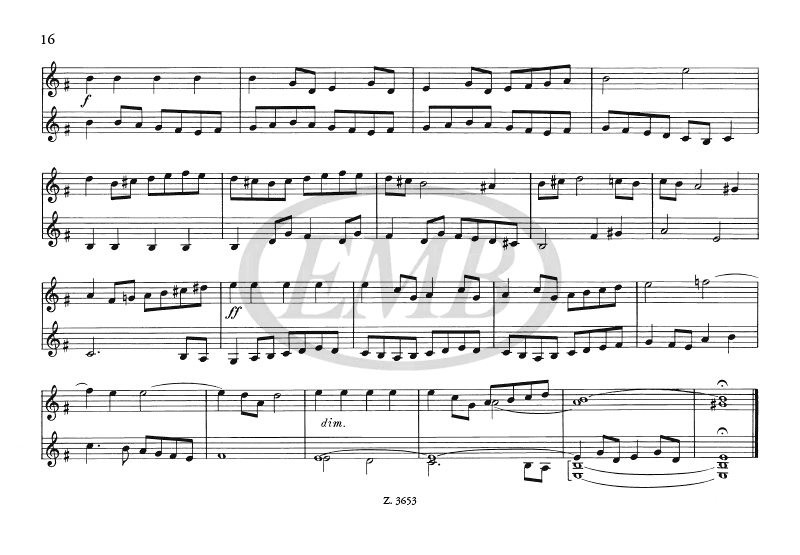 Kodály Zoltán: 15 Two-part Excercises / Editio Musica Budapest Zeneműkiad / 1961 / Kodály Zoltán: 15 kétszólamú énekgyakorlató