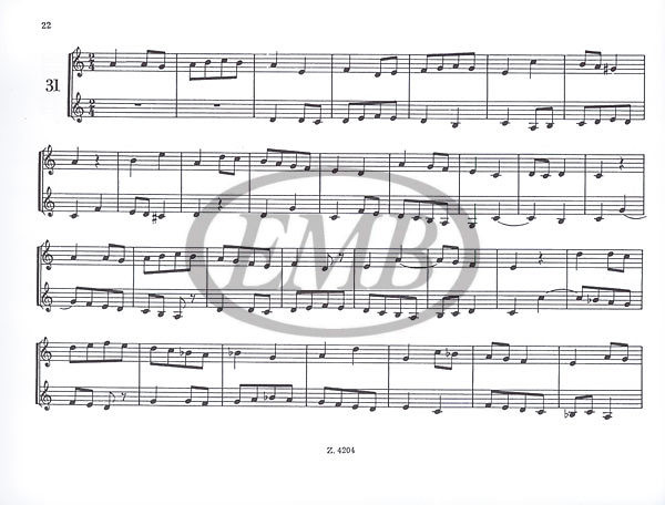 Kodály Zoltán: 66 Two-part Excercises / Editio Musica Budapest Zeneműkiadó / 1963 / Kodály Zoltán: 66 kétszólamú énekgyakorlat