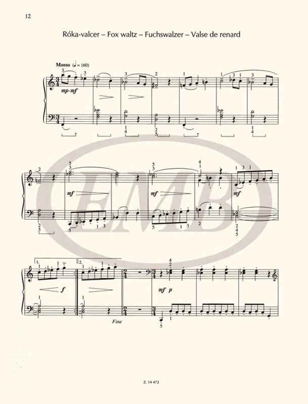 Papp Lajos: Petite Suite / Hommage a Kabalevski / Editio Musica Budapest Zeneműkiadó / 2006 / Papp Lajos: Petite Suite / Hommage a Kabalevski