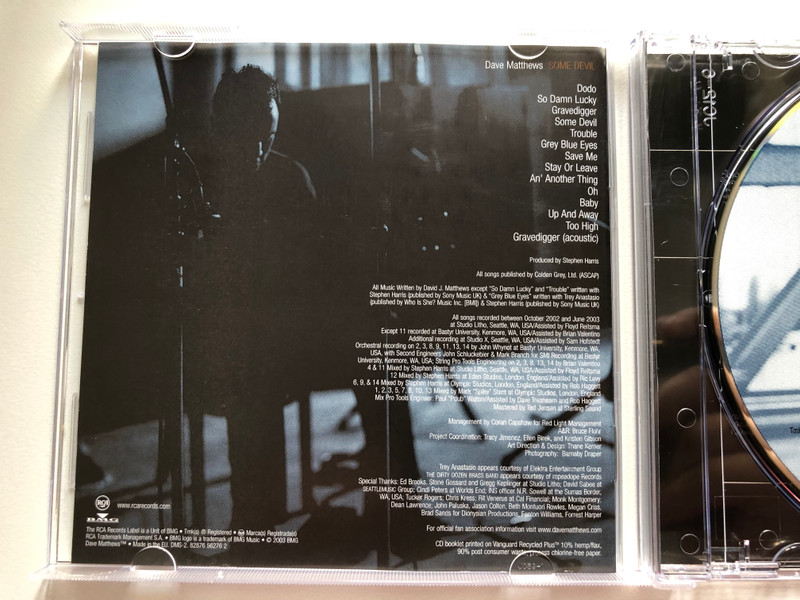 Dave Matthews – Some Devil / RCA Audio CD 2003 / 82876 56276 2