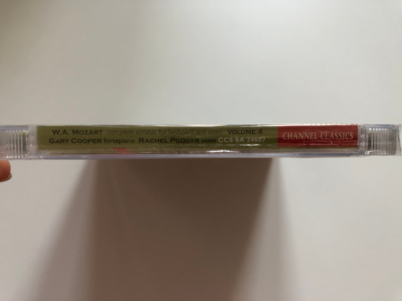 W. A. Mozart - Complete Sonatas For Keyboard And Violin Volume 4 / Gary Cooper - fortepiano, Rachel Podger - violin / Channel Classics SACD 2007 / CCS SA 24607