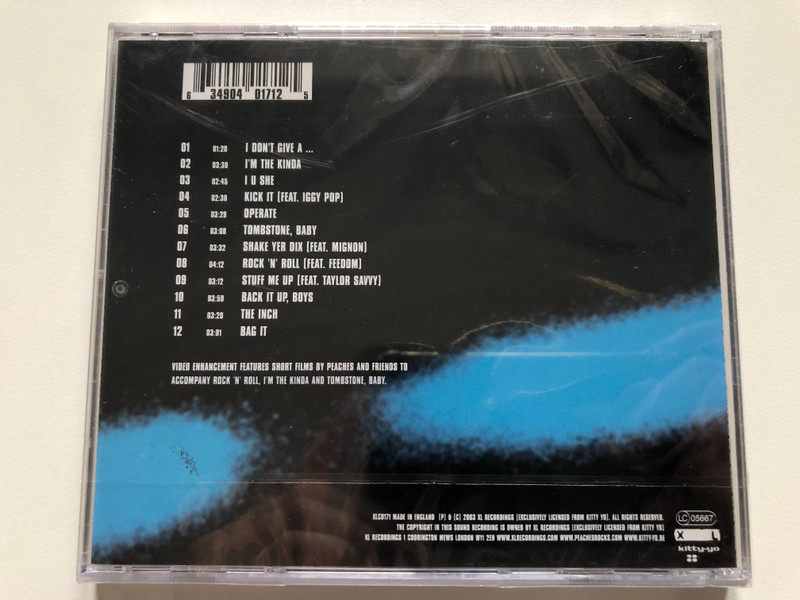 Peaches – Fatherfucker / XL Recordings Audio CD 2003 / XLCD171