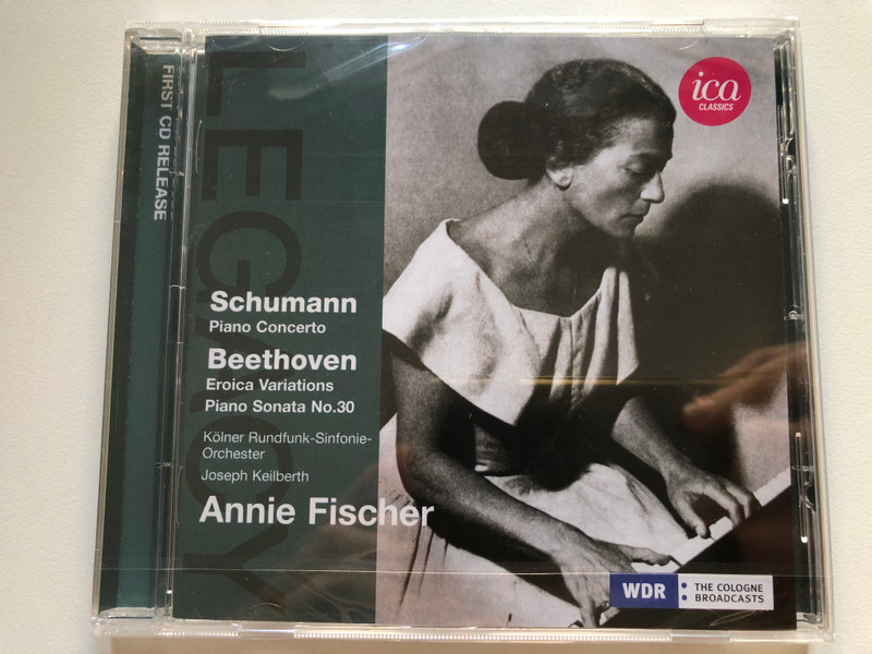 Annie Fischer - Schumann: Piano Concerto; Beethoven: Eroica Variations, Piano Sonata No. 30 / Kolner Rundfunk-Sinfonie-Orchester, Joseph Keilberth / ICA Classics Audio CD 2012 / ICAC 5062