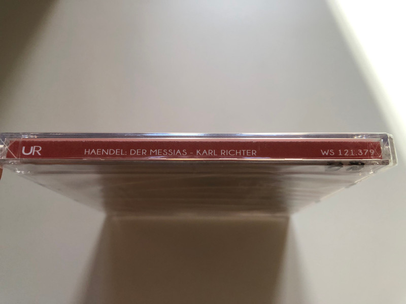 Haendel: Der Messias - Richter / Janowitz, Hoeffgen, Haefliger, Crass - Andre' Bilgram, Schloter, Muenchener Bach-Chor, Muenchener Bach-Orchester / Urania Records 2x Audio CD 2019 Stereo / WS 121.379