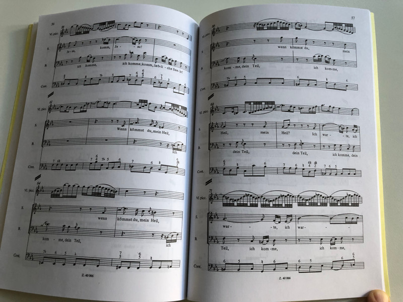 Bach, Johann Sebastian Cantata No. 140 (Wachet auf) pocket score  Edited by Darvas Gábor  Editio Musica Budapest Zeneműkiadó