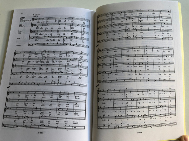 Bach, Johann Sebastian Cantata No. 140 (Wachet auf) pocket score  Edited by Darvas Gábor  Editio Musica Budapest Zeneműkiadó