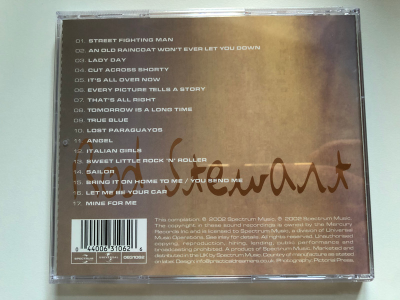 Rod Stewart – Sweet Little Rock 'N' Roller / Spectrum Music Audio CD 2002 / 0631062