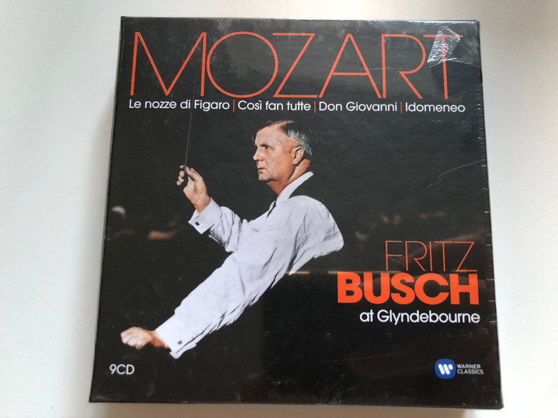 Mozart - Fritz Busch – Fritz Busch At Glyndebourne / Le Nozze Di Figaro, Così Fan Tutte, Don Giovanni, Idomeneo / Warner Classics 9x Audio CD / 0190295801748