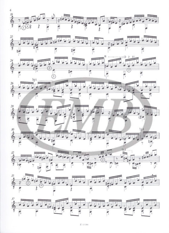 Bach, Johann Sebastian: Suite for Lute, BWV 997 / Revised and edited by Tokos Zoltán / Editio Musica Budapest Zeneműkiadó / 1986 / Bach, Johann Sebastian: Lantszvit, BWV 997 / Átdolgozta és közreadja Tokos Zoltán