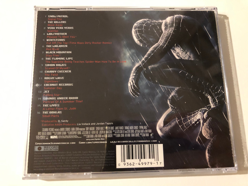 Spider-Man 3 - Music From And Inspired By / Record Collection Audio CD 2007 / 9362-49979-1