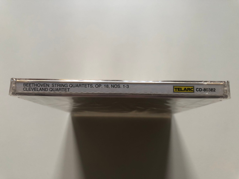 Beethoven - String Quartets Op. 18, Nos. 1-3 - Cleveland Quartet / Telarc Audio CD 1995 / CD-80382