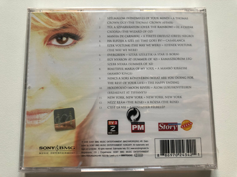 Szulák Andrea – Cinema / Sony BMG Music Entertainment Audio CD 2006 / 88697024342
