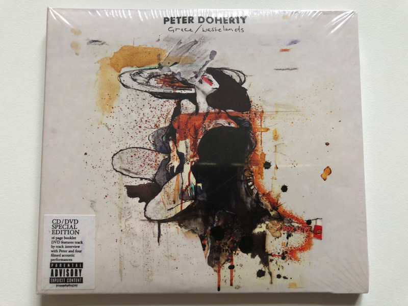 Peter Doherty – Grace/Wastelands / CD/DVD Special Edition - 16 page booklet DVD features track by track interview with Peter and four filmed acoustic performances / Parlophone CD + DVD Video 2009 / 5099969605727