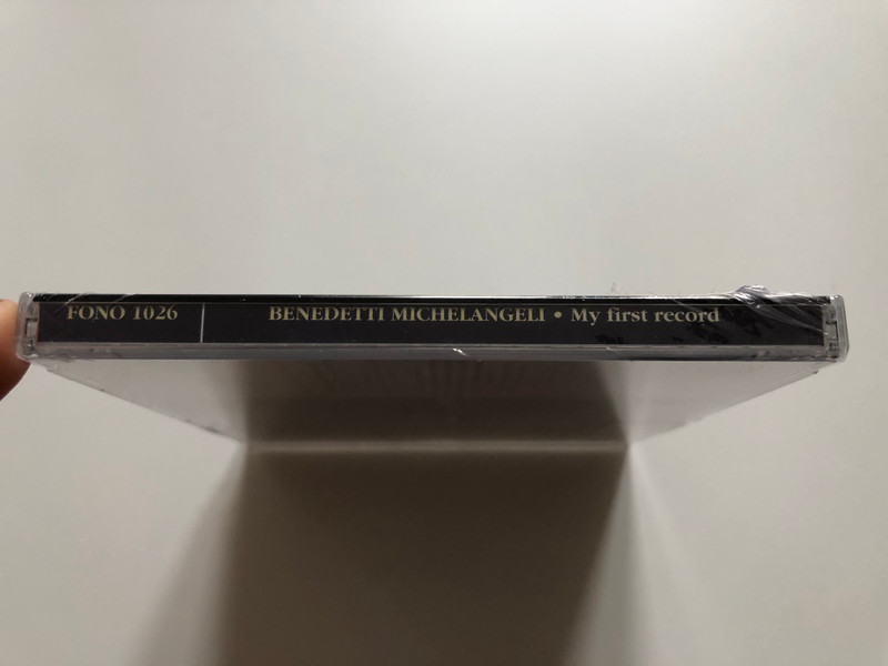 Benedetti Michelangeli - My First Record / Debut Series / Fono Enterprise Audio CD 2001 / FONO 1026