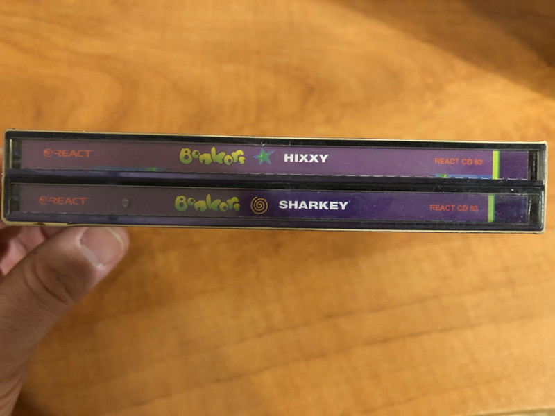 Bonkers - Hixxy & Sharkey / React 2x Audio CD 1996 / REACT CD83 