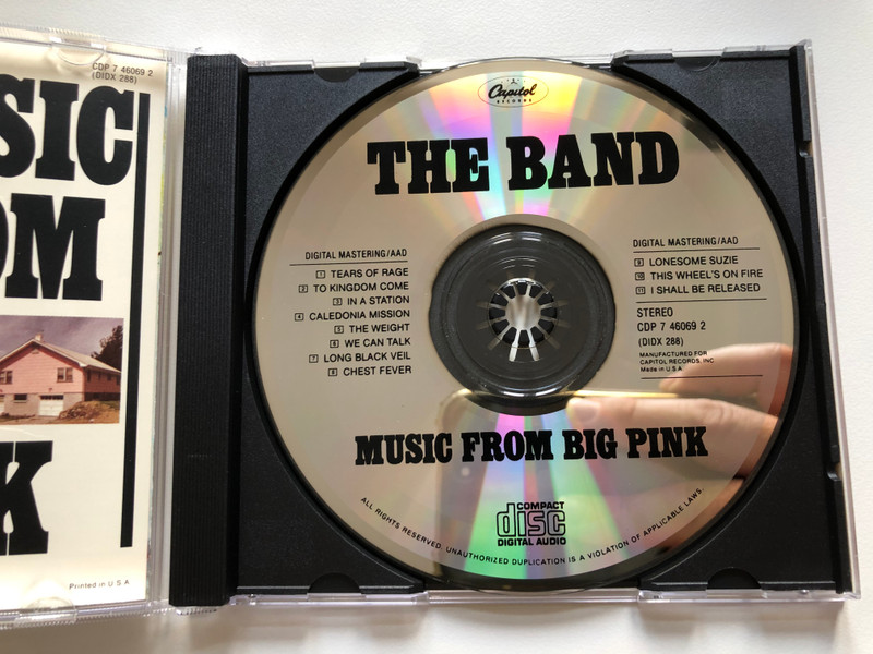 The Band – Music From Big Pink / Capitol Records Audio CD Stereo / CDP 7 46069 2