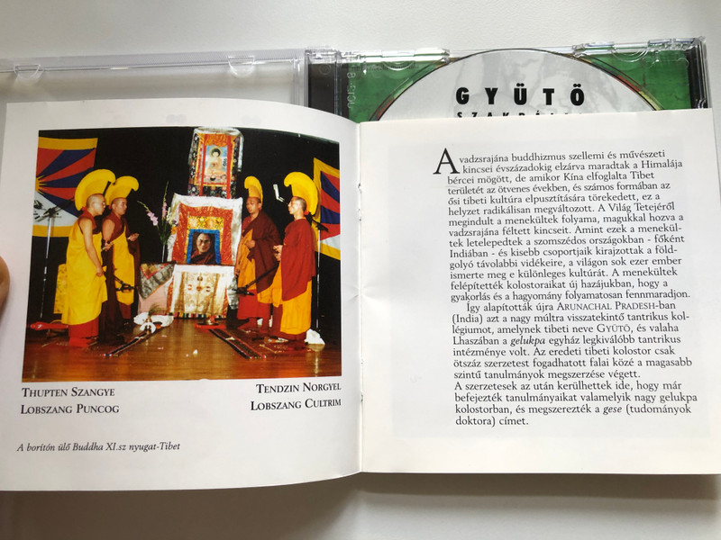 Gyuto - Szakralis enekek / Fono Records Audio CD 1998 / FA-060-2