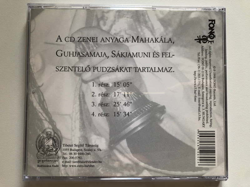 Gyuto - Szakralis enekek / Fono Records Audio CD 1998 / FA-060-2