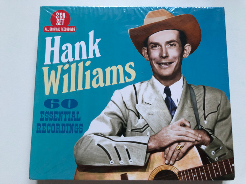 Hank Williams – 60 Essential Recordings / 3 CD Set, All Original Recordings / Big3 3x Audio CD 2018. Box Set / BT3189