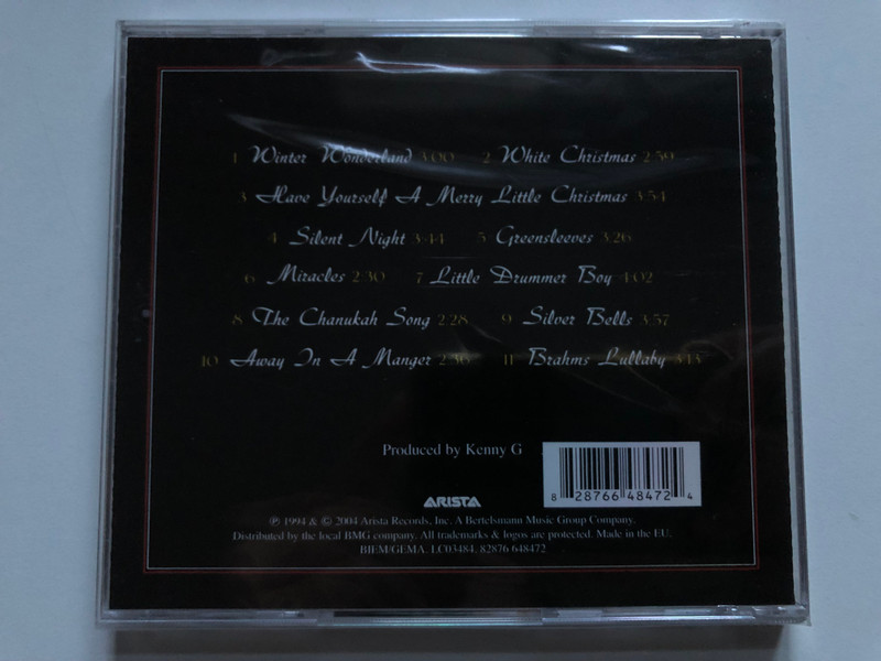 Kenny G – Miracles - The Holiday Album / Arista Audio CD 2004 / 82876 648472 
