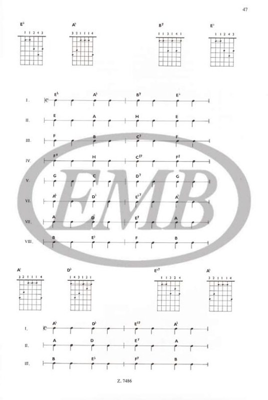 Csepei Tibor: E-Gitarrenschule 2 / Editio Musica Budapest Zeneműkiadó / 1977 / Csepei Tibor: Elektromos gitár iskola 2