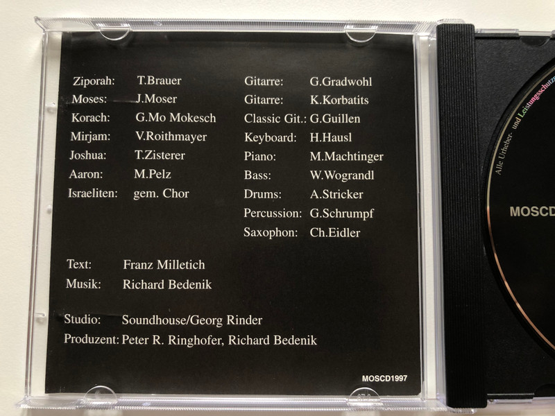Moses - Musical / Audio CD / MOSCD1997Moses - Musical / Audio CD / MOSCD1997
