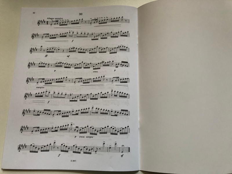 Gariboldi, Giuseppe: 30 Easy and Progressive Studies for flute / Editio Musica Budapest Zeneműkiadó / 1977 / Gariboldi, Giuseppe: 30 etűd fuvolára kezdőknek és haladóknak (9790080080078)