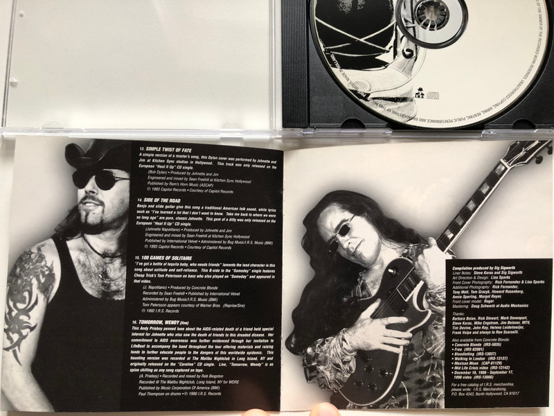 Concrete Blonde – Still In Hollywood / I.R.S. Records Audio CD 1994 / 724382912828