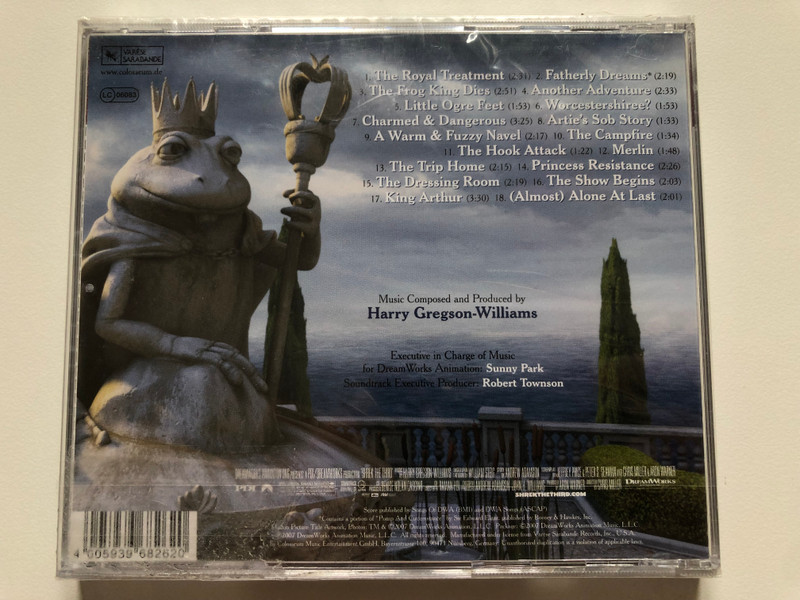 Shrek The Third (Original Motion Picture Score) / Music Composed by Harry Gregson-Williams / Varèse Sarabande Audio CD 2007 / VSD-6826