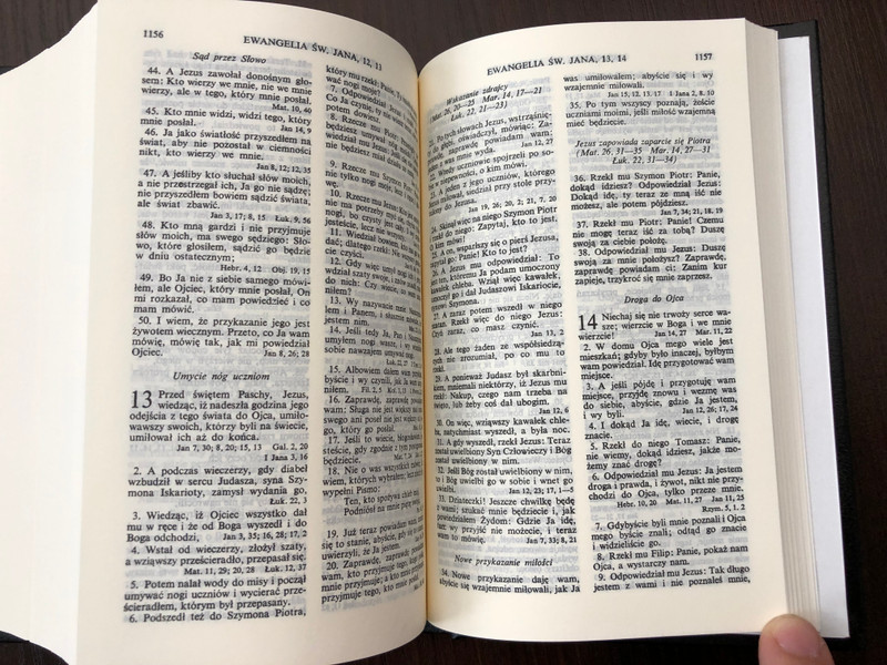Polish Warsaw Bible 04 / Biblia Warszawska 043 czarna / Pismo Swiete / Hardcover / Polish Bible Society 2021 / Oprawa twarda czarna (9788385260165.)