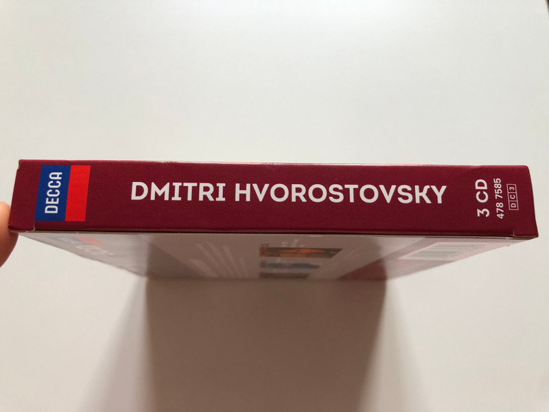 Dmitri Hvorostovsky - 3 Classic Albums / Limited Edition / Decca 3x Audio CD 2014 / 478 7585