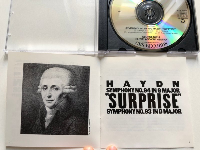Haydn-Symphonies Nos. 93 & 94-szell / CBS Inc. Audio CD 1982