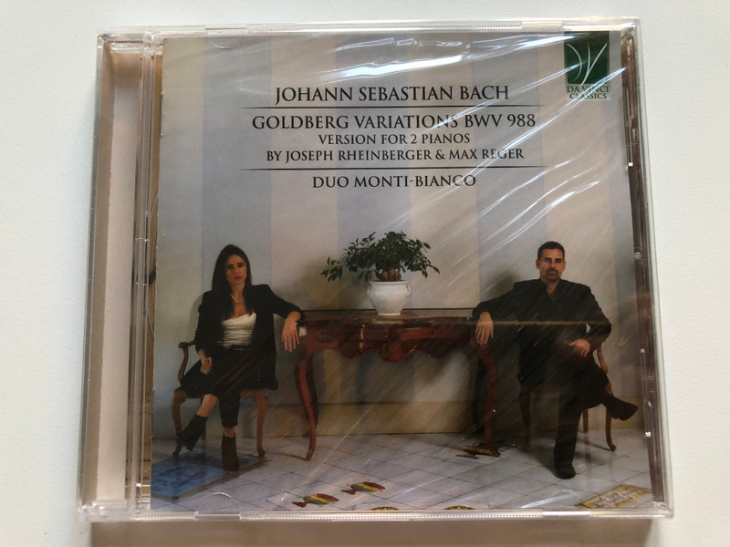 Johann Sebastian Bach - Goldberg Variations BWV 988 - Version For 2 Pianos By Joseph Rheinberger & Max Reger - Duo Monti-Bianco / Da Vinci Classics Audio CD 2020 / C00361