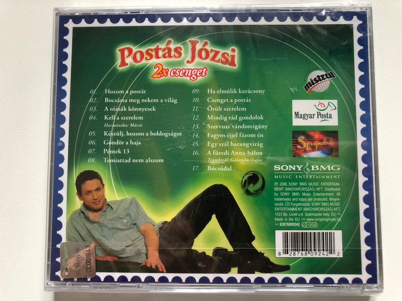 Postas Jozsi - 2x csenget / Kozremukodik Galambos Lajos a Furedi Anna-Balon , C. Dalban / Sony BMG Music Audio CD 2006 / 82876809242