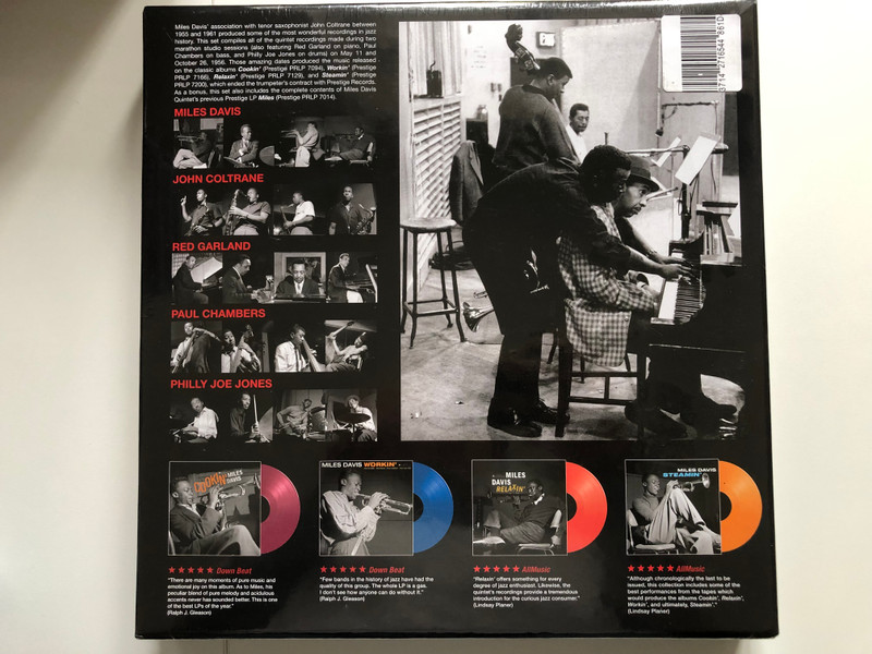 Miles Davis – The Complete Cookin' Sessions / John Coltrane, Red Garland, Paul Chambers, Philly Joe Jones / Jazz Track 4x LP, Box Set / JT1030