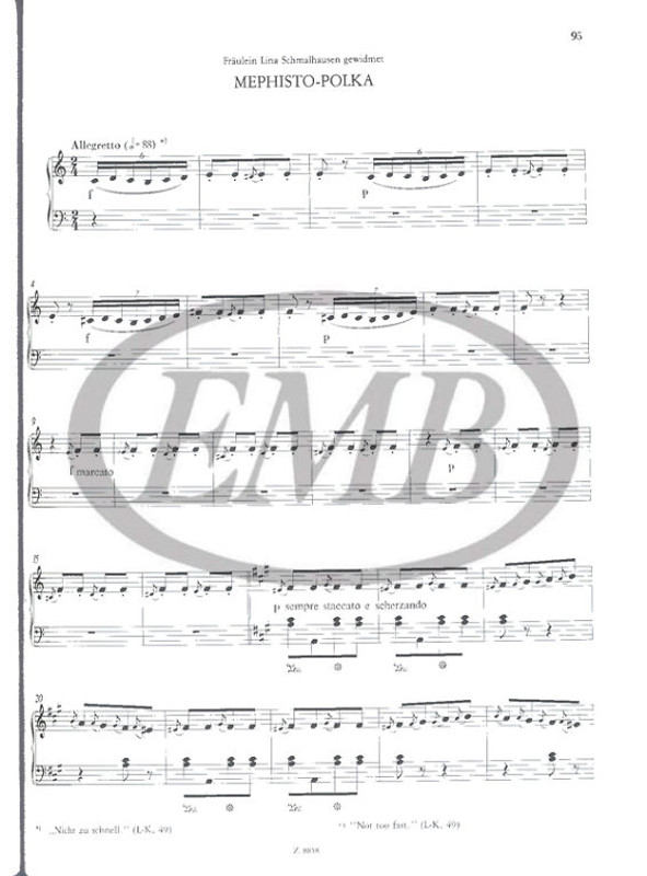 Liszt Ferenc: Dances, Marches and Scherzos II (I/14) / Edited by Sulyok Imre, Mező Imre / Editio Musica Budapest Zeneműkiadó / 1984 / Közreadta Sulyok Imre, Mező Imre 