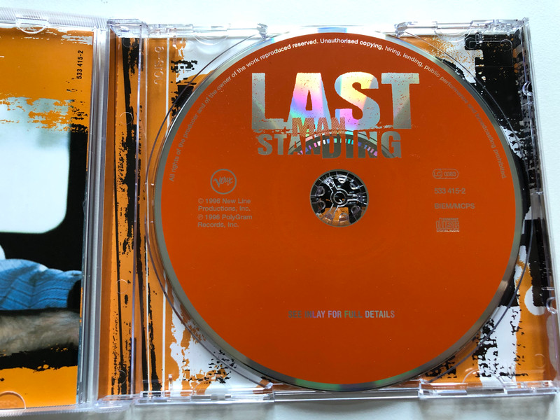 Bruce Willis - Last Man Standing - Music By Ry Cooder (Original Motion Picture Soundtrack) / There Are Two Sides To Every War. And John Smith Is On Both Of Them. / Verve Records Audio CD 1996 / 533 415-2