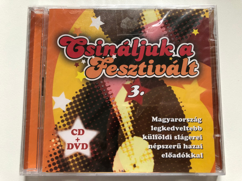Csinaljuk a Fesztivalt 3. / Magyarorszag legkedveltebb kulfoldi slagerei nepszeru hazai eloadokkal / EMI Audio CD + DVD 2008 / 2675652 (5099926756523)