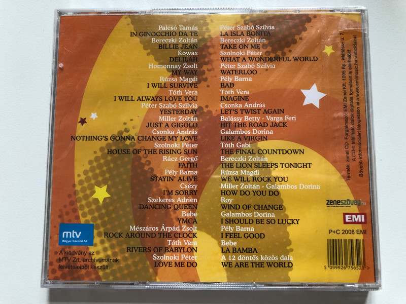 Csinaljuk a Fesztivalt 3. / Magyarorszag legkedveltebb kulfoldi slagerei nepszeru hazai eloadokkal / EMI Audio CD + DVD 2008 / 2675652 (5099926756523)