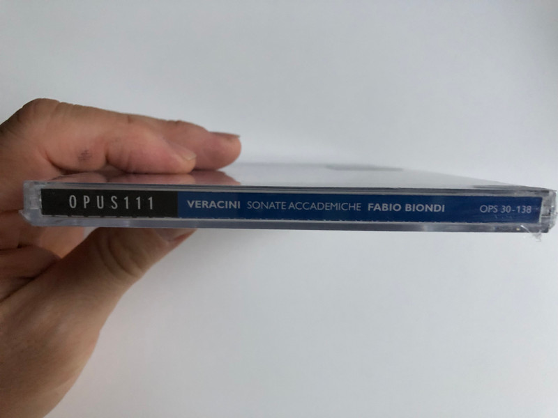 Veracini - Sonate Accademiche / Fabio Biondi, Maurizio Naddeo, Pascal Monteilhet, Rinaldo Alessandrini / Opus 111 Audio CD 2000 / OPS 30-138